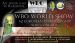 Invitation til 35. Europaschau og 7. WBO World Show